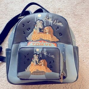 Our Universe Lady and the Tramp Backpack & Matching Wallet